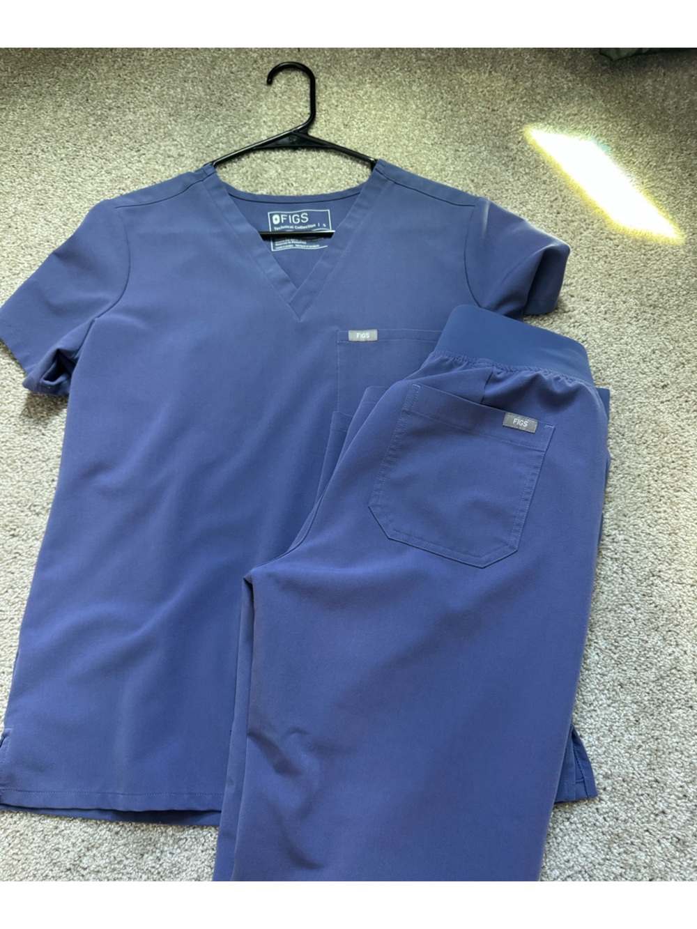 Figs purple scrubs